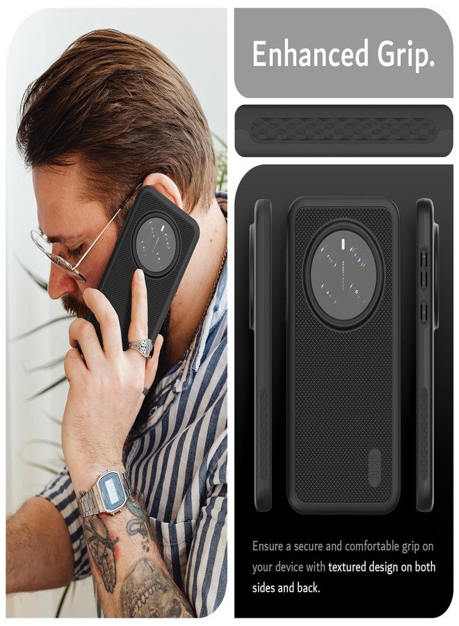 توديا جراب TUDIA DualShield Grip مصمم خصيصًا لهاتف Honor Magic 7 Pro 5G (2025)، [MergeGrip] جراب هاتف متين وخفيف الوزن ذو طبقتين مقاوم للصدمات، من الدرجة العسكرية (أسود، متوافق مع Magsafe) - Image 4